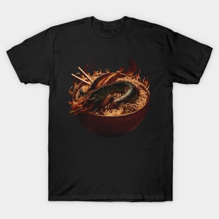 Chinese Dragon Ramen Noodles T-Shirt